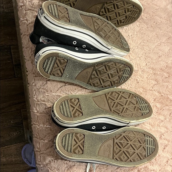 Converse Women's Sneakers in Black, Blue, and Red - Picture 3 of 5